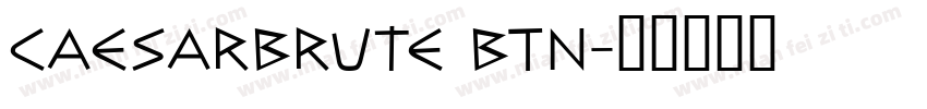 CaesarBrute BTN字体转换